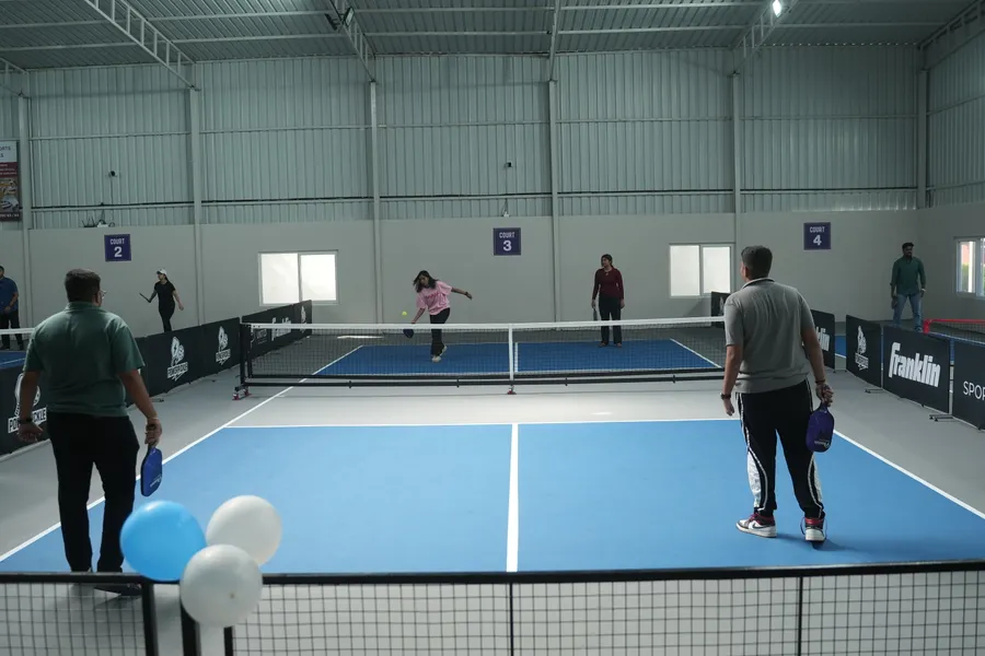 Beginner’s Clinic — corporate pickleball event in Bangalore